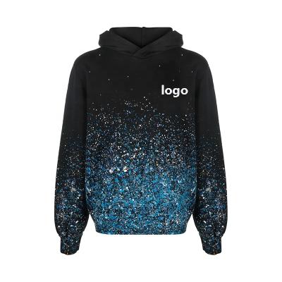 China Qingzhihuo Manufacturers Cotton Anti-Shrink Loose Hoodie Heavy Basics Heavy Men's Hoodie Pullover Sweatshirts Printed Custom M for sale