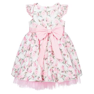 China New High Quality Breathable Kids Clothes Floral Skirt Party Wear Dresses For Babies for sale