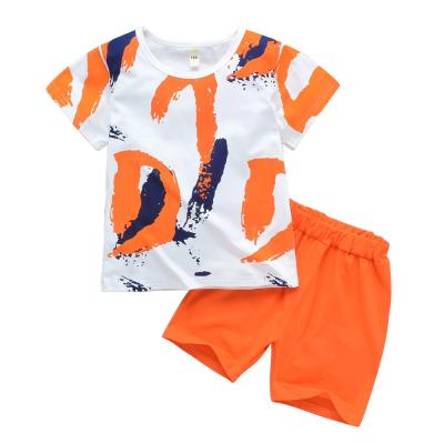 China 2021 Baby Boy Shorts Outfit Boutique Boys Casual Clothing Set Hot Sale Products for sale