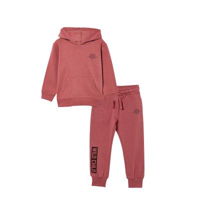 China OEM casual kids clothes tracksuit hoodie+jogger private label pants sets boys kids clothing for sale