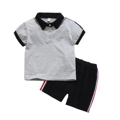 China Summer Casual Hot Sale Children's Clothing Sets Baby Boy Clothing Sets 2pcs T-shirt Children's Clothing for sale