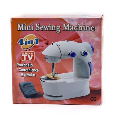 China Dual Switch Desktop Sewing Machine Lightweight Lock Stitch Flat-Bed edge cutter for sale