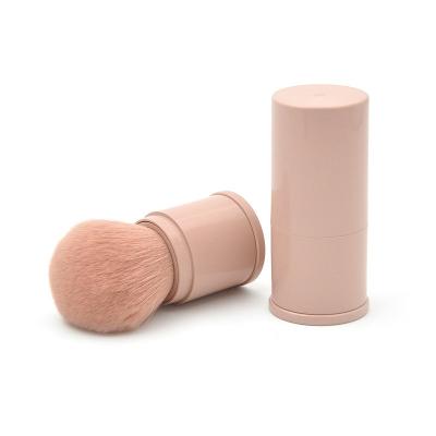 China Angular Blush Makeup Tool Retail Retractable Tube Blush Makeup Eye Brush Private Label Custom for sale