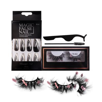 China Professional Eyelash Extension Tools Halloween Press On Nails And Bit Sets With Part Eyelash Kit for sale