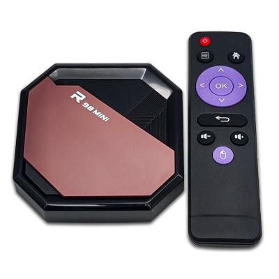 China USB3.0 TV BOX R98 MINI 2GB RAM 16GB ROMBright eyes Popular design Rockchip RK3318 full 4k hd smart Android10.0 tv box for sale