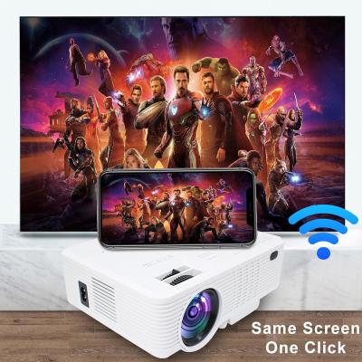 China Full HD LED Built-in Native Factory OEM ODM Projector T3 Speakers LCD Home Theater Portable Projector for sale