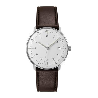 China Auto Date Diernuo Minimalist High End Watches For Man With Stitching Leather Strap for sale