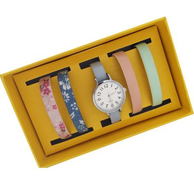 China New Diernuo Non-Specific Custom Interchangeable Strap Gift Watch Gift Set Girls for sale