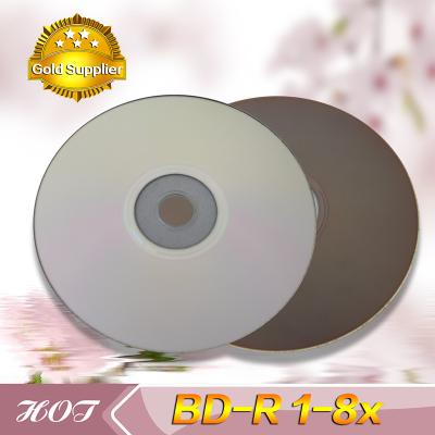 China Double layer 100% BD-R virgin material 25G 4X 130min BD-R for sale