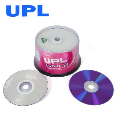 China Cheap dual layer price white dvd r DL 8.5GB 240min dual layer 8xspeed media dvd for sale