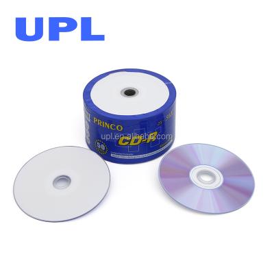 China princo white single layer printable cd-r 700mb 80min for sale