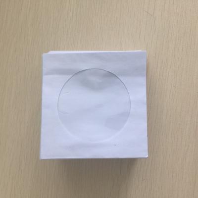 China Hot Selling Cheap CD DVD White Paper Sleeve Envelope Bag CD Case S-088 for sale