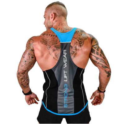 China Wholesale QUICK DRY Running Tank Top Men Fitness Training Top Sports Invest Shirt Stringer Vest Custom Singlet Mens Sportswear Gym for sale