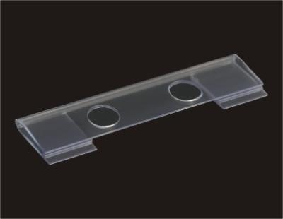 China Transparente PVC-Einzelhandels-Zeichen-Halter für das Anzeigen/17 x 60 Millimeter beschriftend zu verkaufen