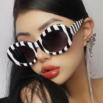 China Fashion Retro Oversized Frame UV400 Sunglasses LIOSLAI 655 Brand Oval Sunglasses Big Bar Personality Trend Soft Sun Glasses For Women Men for sale