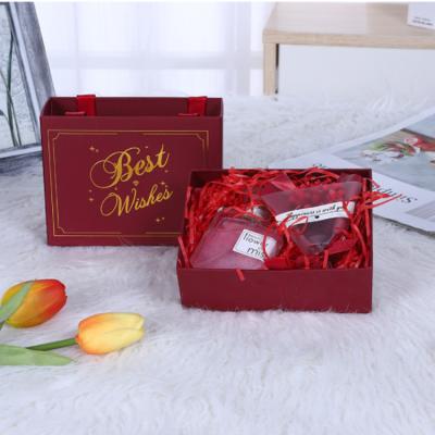 China Handmade Wholesale Luxury Custom Paper Lipstick Gift Box Handbag Cardboard Paper Biodegardable Gift Box With Drawer For Packaging for sale