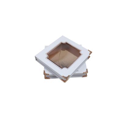 China Handmade Wholesale Eyelash Paper Wholesale Private Label Eyelash Packaging Box Custom Square Paper for sale