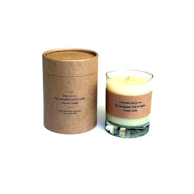 China Biodegradable Hot Selling Decorative Custom Printed Kraft Paper Candle Packaging Wholesale Cardboard Tubes for sale