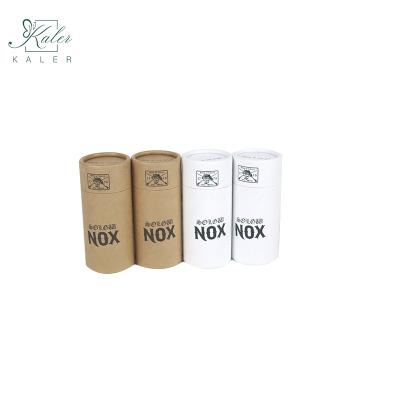 China Biodegradable custom size and design eco-friendly packaging empty paper container packaging tube cosmetic container for sale