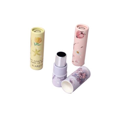 China Biodegradable Wholesale Custom Small Round Boxes Packaging Lipstick Tube Paper Twist For Sale for sale