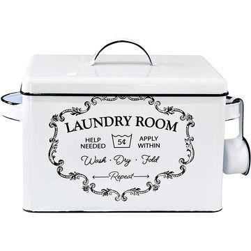 China Kitchen Storage Box Farmhouse Laundry Decorative New Decor Royal Laundry Container for sale