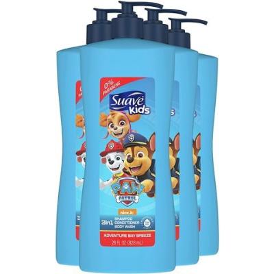 China Color-protecting kids 3 in 1 stand up style body wash and shampoo for sale