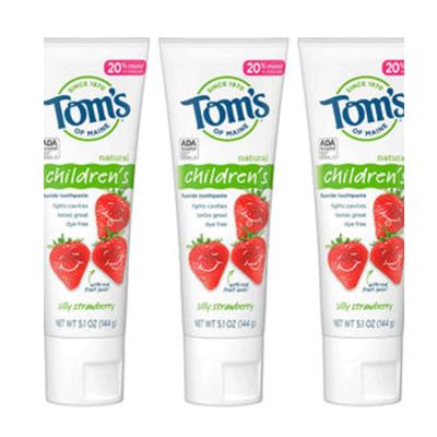 China Anti-caries Natural Kids Flavor Strawberry Toothpaste Toothpaste Whitening for sale