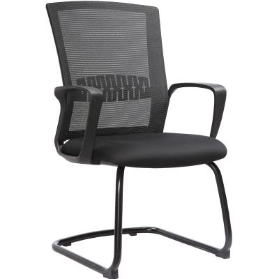 China (Size) Wholesale Adjustable Swivel Fixed Armrest Mesh Ergonomic Mesh Office Visitor Computer Chair for sale