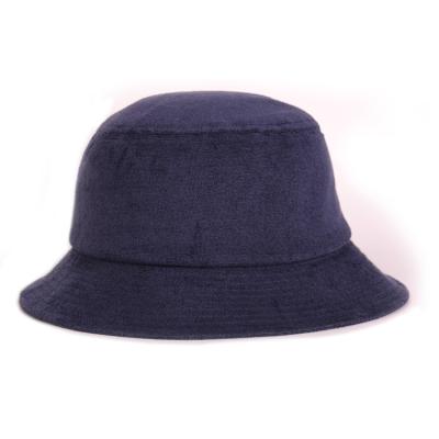 China Custom Wear Baby Boy Girls Simple Black Cute Bucket Hats With Buckle for sale