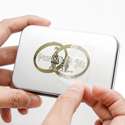 China Waterproof Custom Metal Logo Transfer Label Sticker Factory UV Nickel 3d Personalized Logo Label Self-adhensive Gold Silver for sale