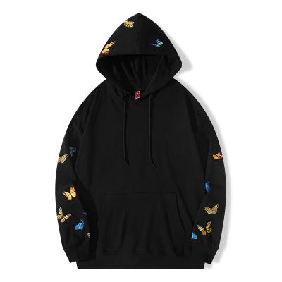 China Unisex OEM anti-pilling ODM ovesize hooded fleece custom logo embroidery printed 100%cotton knitted pullover Hoodies for men for sale