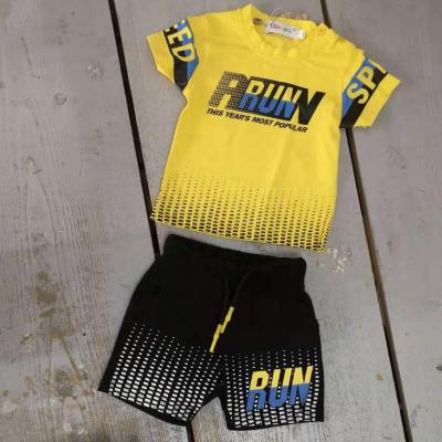 China Vintage Boys Clothing Sets France FBG21008 Hot Sales Drop Shipping New High Quality Fresh Children Clothing Short Sleeve Shorts for sale