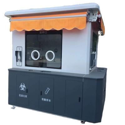 China China Modern High Quality Nucleic Acid Detection Kiosk Container Chamber With Glass for sale