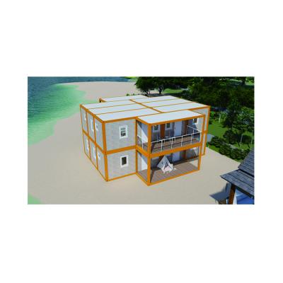 China Modern Homestay Container House Winter Prefab Container House With Solar Electricity for sale