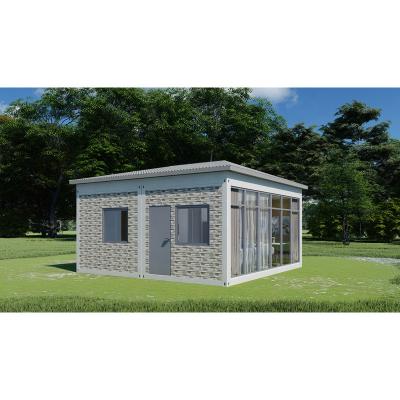 China Modern Custom Prefab Modular Homes with Cultured Stone Walls Prefab Container Homes for Luxury Hotels or Vacation Homes for sale