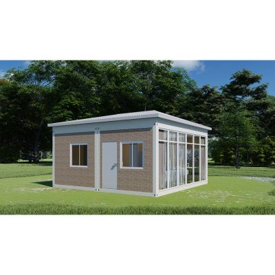 China Modern Container Homes 40Ft Luxury Two Bedroom Prefab House Cabin Container House For Vacation for sale