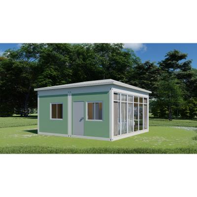 China Modern Container House Flat Pack Luxury Two Bedroom Portable Living Room For Vacation for sale