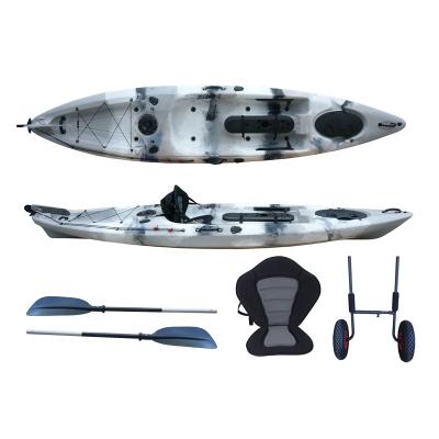 China BLUE OCEAN KAYAK New Design LLDPE/UV Resistant Kayak LLDPE Cheap Single Fishing Kayak for sale