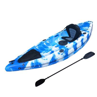 China BLUE OCEAN KAYAK LLDPE/UV 9FT Slight Burn Resistant Sit On Top Cheap Plastic Fishing Kayak for sale