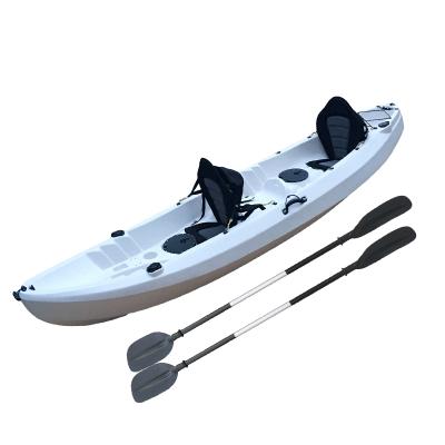 China BLUE OCEAN KAYAK LLDPE/UV Resistant Tandem Double Fishing Kayak 12FT Ocean Kayak for sale