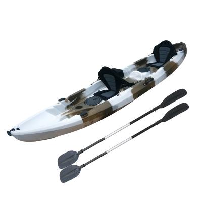 China BLUE OCEAN KAYAK LLDPE/UV Resistant Cheap Plastic Tandem Sit Top Recreational Fishing Kayak for sale