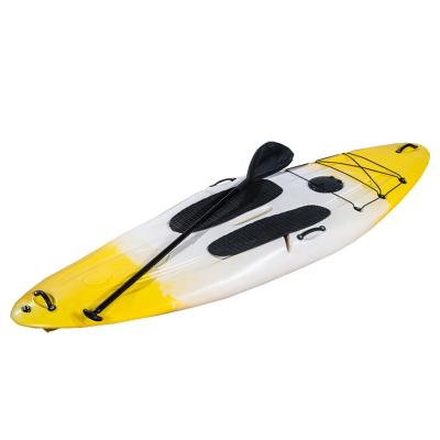 China LLDPE / UV Resistant No Stand Inflatable OCEAN BLUE KAYAK Single Sat Top Paddle Boards Cheap 9ft for sale