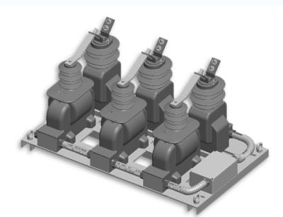 中国 密集した12kV MVの変流器の三相架空送電線のコラムの取付け 販売のため