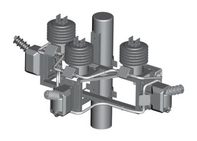 China La columna media del voltaje 36.5kV montó la caja de control 2VT 2CT en venta