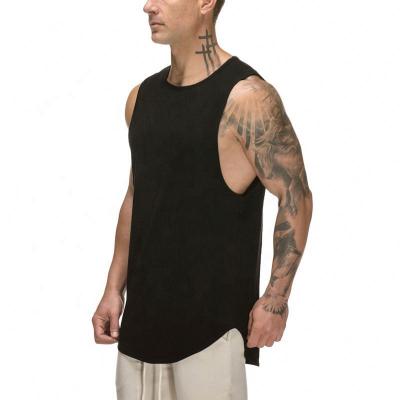 China Men's Quick Dry Fitness Gym Sweat Elastic Mesh Training T-shirt T-shirt Basketball Vests Summer Elastic Breathable Gym Tops for sale