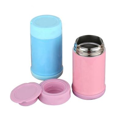 China Hot Selling Sustainable Stainless Steel Food Flask Vacuum Insulated Thermos Food Jar Lunch Box Kids School Lunch Containers Children Soup Food Jar for sale