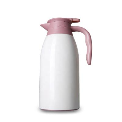 China 1600/2000ml PORTABLE Insulated Teapot Stainless Steel Wall Large Capacity Thermos Water Bottle Teapot Double Metal Coffee Pot for sale