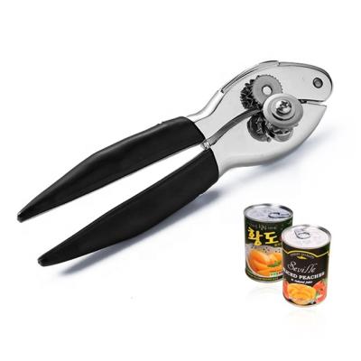 China Wholesale Customized Viable Kitchen Tools Zinc Alloy Manual Can Opener With Non-silp Handle BPA Free High Quality Household Can Opener for sale