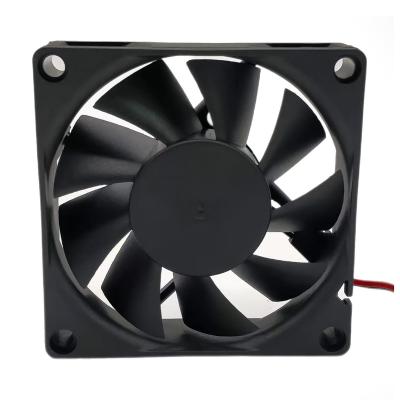 China PC Cooler Fan 7cm DC 12V BLDC Fan Motor Silent Axial Flow Air Fan for sale