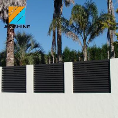 China Easily Assembled Aluminum Barrier Slats, Canopy Aluminum Louvered Barrier for sale